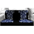 thumbnail image 2 of CalTrend Rear Solid Bench NeoSupreme Seat Covers for 1999-2003 Toyota Solara - TY377-34NN Hawaii Blue Insert with Black Trim, 2 of 3