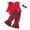 H154-Red, variant on TOWED22 Toddler Girl Baby Outfits Clothing Long Sleeve Soft Tee Joggers 2 Piece Clothes Set Cute for School(Red,0-3 M)