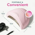 thumbnail image 5 of UV Light for Gel Nails, UV Dryer for Gel Polish with 3 Timer Settings Professional LED Nail Lamp Art Tools Auto Sensor SUNone Pink, 5 of 13