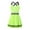 Fluorescent Green, variant on DPOIS Kids Girls Sleeveless Sports Dress Workout Tennis Golf Outfit White 6
