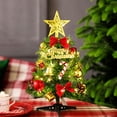 thumbnail image 3 of Navidad De Mesa Mini Árbol De Navidad Artificial Con Adornos De Luces Led Para Decoración De Vacaciones De Navidad Advancent HA044874-02, 3 of 6