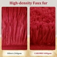 thumbnail image 4 of Area Rugs 6x9ft Luxurious and Thick Faux Fur Shag Rug Non-Slip Carpet Soft Home Decor Rug Nursery Rug CarpetsRed, 4 of 8