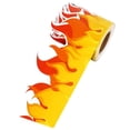 thumbnail image 2 of Miangastore 1 Rouleau de Bordure de Tableau d'Affichage DIY Bordure de Flamme Bordure de Tableau d'Affichage Roulé Bordure en Forme de Feu Bordure Murale, 2 of 8