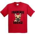 thumbnail image 3 of Inktastic Cute French Bulldog Frenchie Squad Youth T-Shirt, 3 of 5