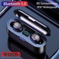 thumbnail image 3 of New TWS Wireless Bluetooth 5.0 Headphone Stereo Sports Waterproof Earhook Earphones With Microphone 3000mAh Charging Box, 3 of 6