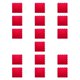 thumbnail image 4 of 16x Azulejos entrelazados Esteras de ejercicio Accesorios antideslizantes Esteras para pisos Esteras de rompecabezas Baldosas de piso para lugares de Rojo, 4 of 8