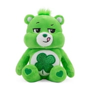 Care Bears 9" Bean Plush (Glitter Belly) - Good Luck Bear - Soft Huggable Material!