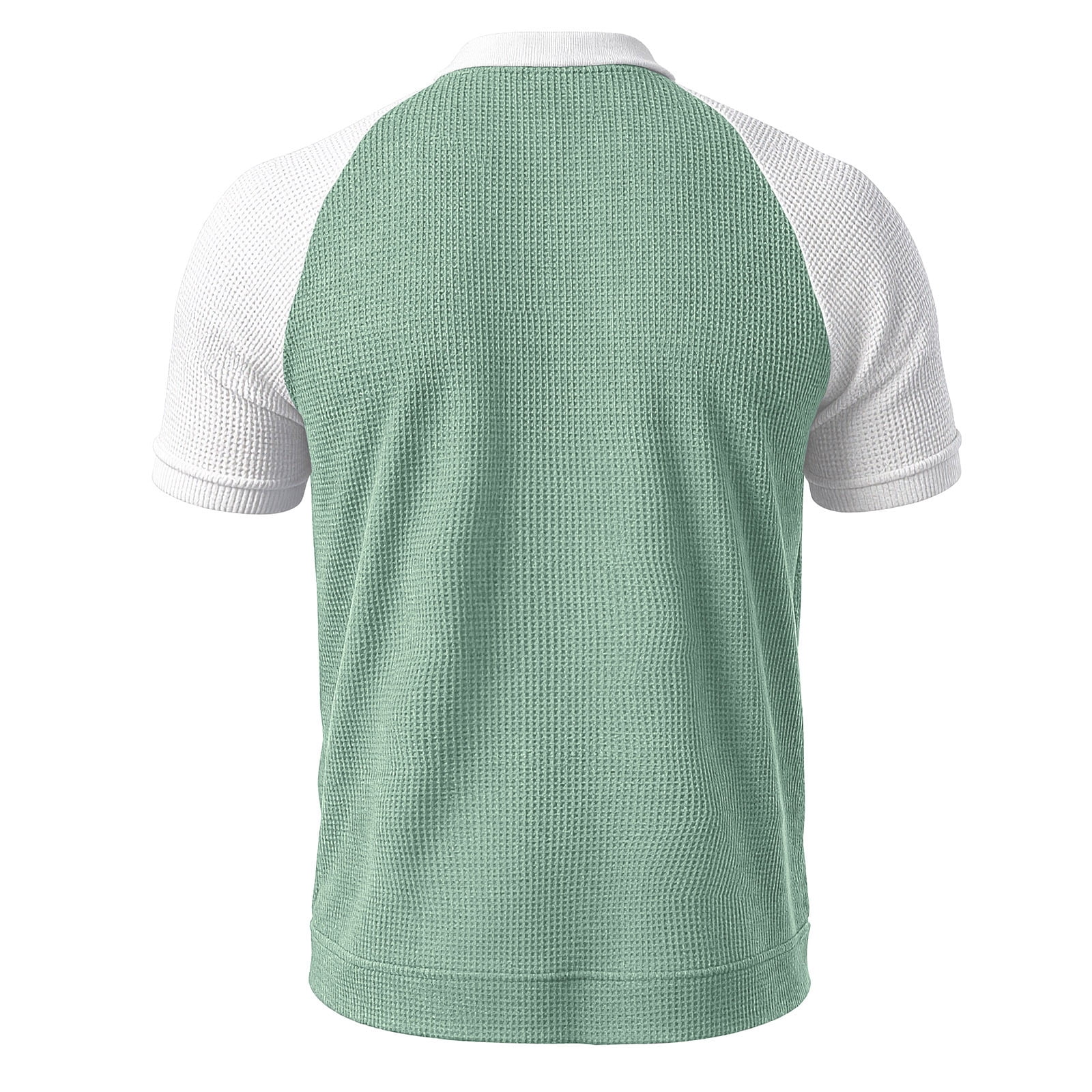 Mens Henley Shirts Raglan Short Sleeve Baseball Tees Casual Slim Fit T-Shirts Color Block Workout Top