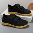 thumbnail image 5 of Yuncity Toddler Kids Sneakers Hook Loop Wide Toe Lightweight Casual Athletic Non- Outdoor Daily Wear Boys Girls Shoes Size 5-5.5 Years Black, 5 of 9