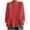 Red-shirts, variant on Inverlee Womens Cotton Linen Button Down Shirts Summer Dressy Long Sleeve Tops Casual Pleated Round Neck Blouse