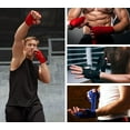 thumbnail image 7 of RDX Boxing Hand Wraps Inner Gloves, 4.5 Meter 180 Inches Elasticated Thumb Loop Bandages, Under Mitts Wrist Hand Protection, Muay Thai MMA Kickboxing Martial Arts, Punching Bag Speed Ball Training, 7 of 7