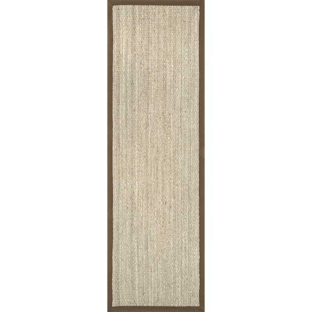 nuLOOM Elijah Farmhouse Seagrass Area Rug, 2' 6" x 8', Brown