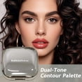 thumbnail image 2 of Multi-functional Contour Palette Makeup Smooth & Blendable Face Palette Two-tone Long-lasting Matte High Palette Daily, 2 of 8
