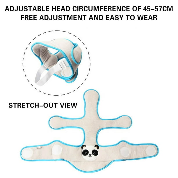 Herunwer Infant Breathable Crawling and Walking Helmet, Soft Adjustable Head Protection Hat