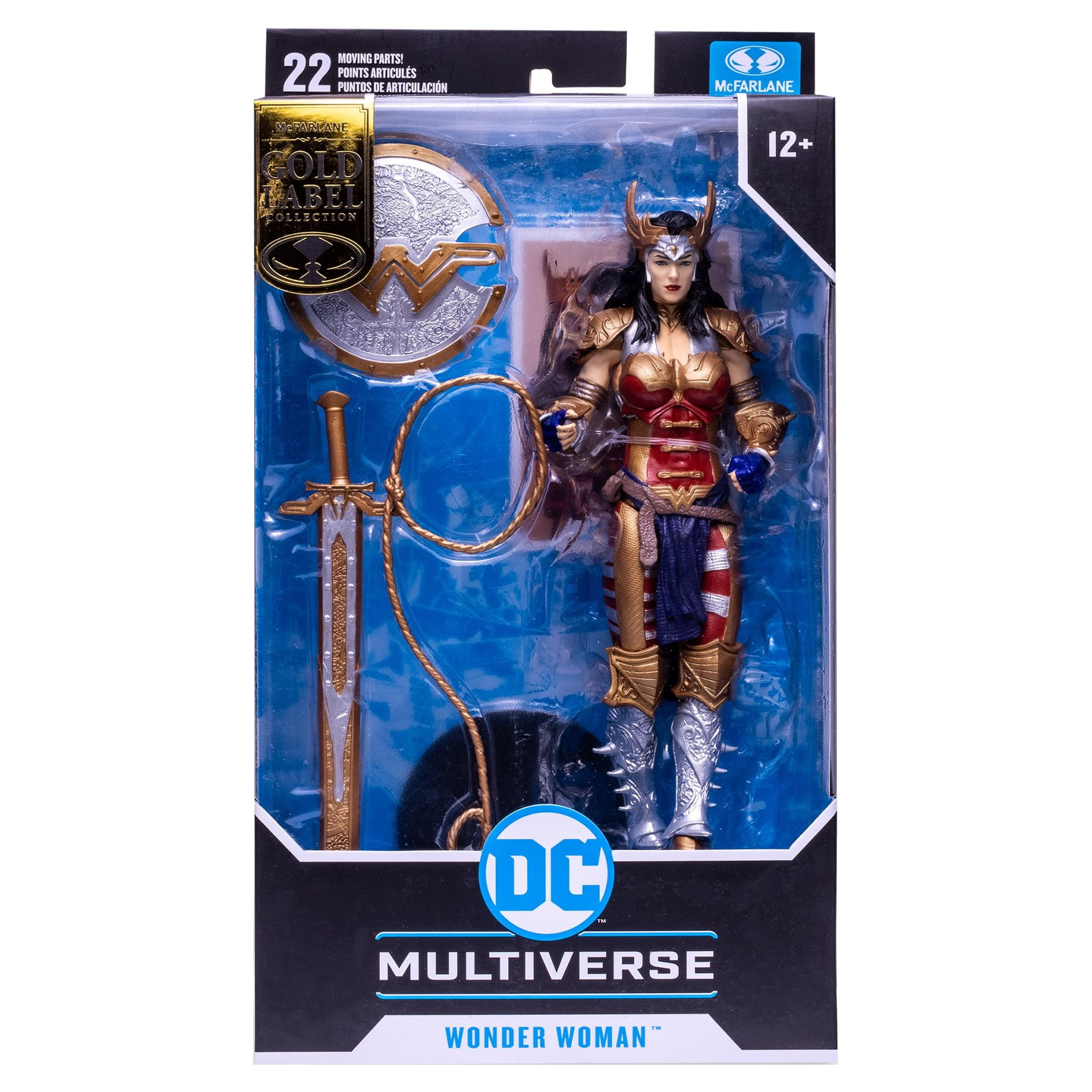 DC マルチバース ワンダーウーマン ゴールドレーベル McFarlane Toys, DC Multiverse Wonder Woman, 7 Inch Action Figure