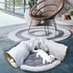 thumbnail image 2 of plegable para gatos, colchón de juguete interactivo, sofá, tienda de campaña, nido cómodo con alfombrilla de bolas, cama para perro mascota para Zulema Cama tipo túnel para gatos, 2 of 8