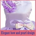 thumbnail image 2 of UOSIA Dog Dress Luxury Puppy Skirt Dog Clothes Princess Dresses Wedding,M,Purple, 2 of 6