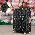 thumbnail image 4 of Black White Sun Moon Snake Butterfly Pattern Luggage Cover Fashion Suitcase Cover Baggage Covers Fit 25-28 Inch Luggage (Go Travel), 4 of 5