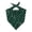 Green, variant on Christmas Pet Bandana, 23.6in Plaid Snowflake Triangle Scarf for Dogs & Cats, Holiday Party Outfit, Green Red