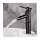 thumbnail image 1 of Grifo de lavabo de estilo europeo antiguo todo de cobre sobre encimera, grifo de lavabo de bambú (estilo corto negro antiguo + tubería de agua cercana),11 Feliz Sencillez, 1 of 4