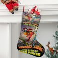 thumbnail image 2 of WordGirl Tema: Calcetines de Navidad, fino lino blanco para colgar en escaleras y chimenea, decoración navideña para el hogar, regalo de Navidad.54cm×38cm, 2 of 5