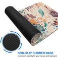 thumbnail image 6 of Long Mouse Pads for Desk,Pioneer Flower Floral Print Pattern Desk Mats on Top Of Desks, Desk Mouse Pad Extra Large with 3mm Non-Slip Base and Stitched Edge for Gaming,Office,Work,Home 35.4"x15.7", 6 of 6