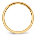 thumbnail image 2 of 14K Yellow Gold Ring Band Wedding Beveled Comfort 4mm Bevel Edge Fit Size 10, 2 of 5