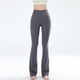 thumbnail image 5 of Leggings de mujer, pantalones de yoga ajustados, pantalones de pierna ancha de cintura alta para mujer, pantalones deportivos acampanados, parte inferior transpirable de secado rápido, 5 of 5