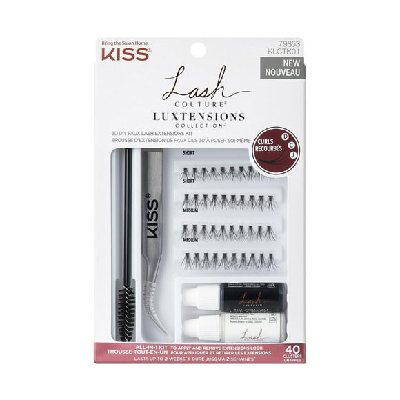 KISS Lash Couture Luxtension Collection - Kit - 40 Clusters