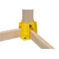 thumbnail image 2 of Base de barandilla de seguridad Tie Down Engineering, paquete de 4 unidades, amarilla, 2 of 2