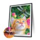 thumbnail image 2 of Cuadros Decorativos Kits de diamantes de imitación de pintura de diamante de gato y libélula de taladro redondo completo DIY 5D Wdftyju embutido en tela, 2 of 9