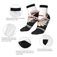 thumbnail image 5 of Fuzoiu Starfishes Shells Print Adult Socks, Crew Moisture-wicking Socks, Unisex Cushion Crew Socks,Casual Sports Ankle Socks, 5 of 7
