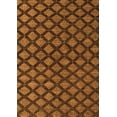 thumbnail image 1 of Ahgly Company Indoor Rectangle Abstract Orange Modern Area Rugs, 4' x 6', 1 of 4