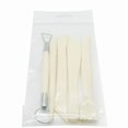 thumbnail image 5 of 5-Piece Plastic Clay Sculpture Knife Set for Polymer Clay Modeling in Natural Wood Color, 5 of 5