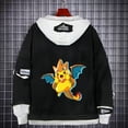 thumbnail image 3 of Chaqueta vaquera SANMU Pikachu Charizard Pattern para primavera/otoño, 3 of 3