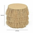 thumbnail image 2 of Luau Natural Rattan Round End Table, 2 of 2
