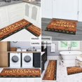 thumbnail image 5 of Halloween Kitchen Mats Sets Of 2 Horror Pumpkin Kitchen Rugs and Mats for Cooking Outdoor Non Skid Retro Rugs Decorations for Home Dining Room (17x47in+30x17in), 5 of 7
