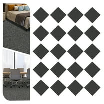 20PCS Square Carpet Tiles Commercial Office Home Shop Retail Flooring Carpet Mat Dark Grey Square Carpets