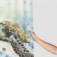 thumbnail image 3 of Orinice Sea Turtle Bathroom Decor Set with Hooks, Colorful Luxurious Shower Curtain for Bathroom Decoration, 100% Polyester Fabric 60x72, 3 of 7