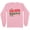 Pink, variant on Very Merry Uncle Long Sleeve Shirt Unisex Medium White