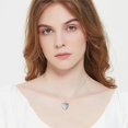 thumbnail image 5 of SOULMEET 10K 14K 18K Solid White Gold Heart Locket That Holds Picture Personalized Infinity Sunflower/Starburst/Rose Locket Necklace Gift for Women Man, 5 of 10