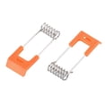 thumbnail image 4 of Unique Bargains 49x16mm Downlight Spring Clips 50 Pack Emitting Diode Recessed Lighting Accessories Securing Clamps Orange, 4 of 6