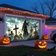 thumbnail image 5 of Banderas Decorativas De Halloween Para Garaje, Exterior E Interior, Artículos Para Fiestas, Letrero Decorativo Con Temática De Calabazas Y Murciélagos Terroríficos, 5 of 6