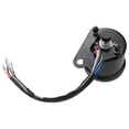 thumbnail image 4 of Unique Bargains Universal DC 12V Black Housing Motorcycle Speedometer Odometer Gauge 0-160Km/h 1 Set, 4 of 6