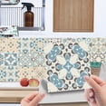 thumbnail image 2 of CVLIFE Moroccan Peel and Stick Kitchen Backsplash Tiles Wall Stickers, 2 of 9