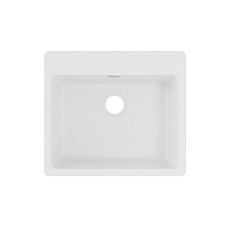 Elkay ELG2522WH0 Elkay Quartz Classic 25 x 22 x 9-1/2 Single Bowl Drop-in Sink White Sinks