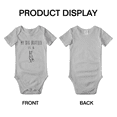thumbnail image 3 of My Big Brother Is A Australian Cattle Dog Cute Baby Clothes Bodysuit Boy Girl Unisex, 3 of 5