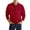 01 Red, variant on zfwon Polos Shirts for Men Adult Long Sleeve Solid Color Turndown Tops Regular Fit Office Work Formal Dress Shirts with Pocket Fashion Golf Tennis Pullover Basic Top
