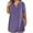 Purple summer dresses, variant on SEMPAI Summer Dresses Womens Dresses Summer 2025 Short Sleeve V-Neck Solid Mid-Length Summerdresses Stylish for Holiday Women's Plus Dresses