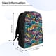 thumbnail image 4 of Fotbe Colorful Carp Streamer Mochila de Viaje para Laptop, Mochila Ejecutiva Delgada y Resistente 15.6", 4 of 8